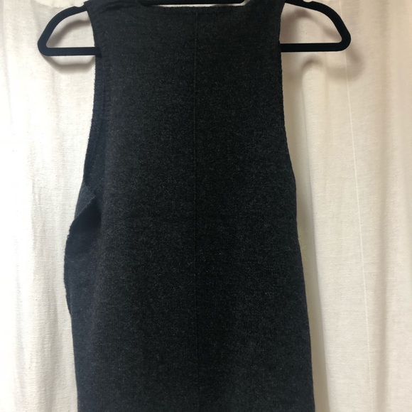 Black cashmere tank top - Picture 3 of 4